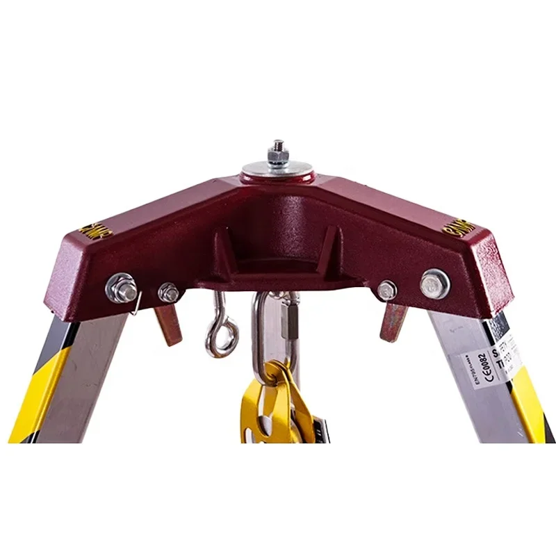 JSJ-S حامل ثلاثي للإنقاذ من الحرائق، حامل ثلاثي من سبائك الألومنيوم للإنقاذ في حالات الطوارئ، دعامة رفع مثلثة