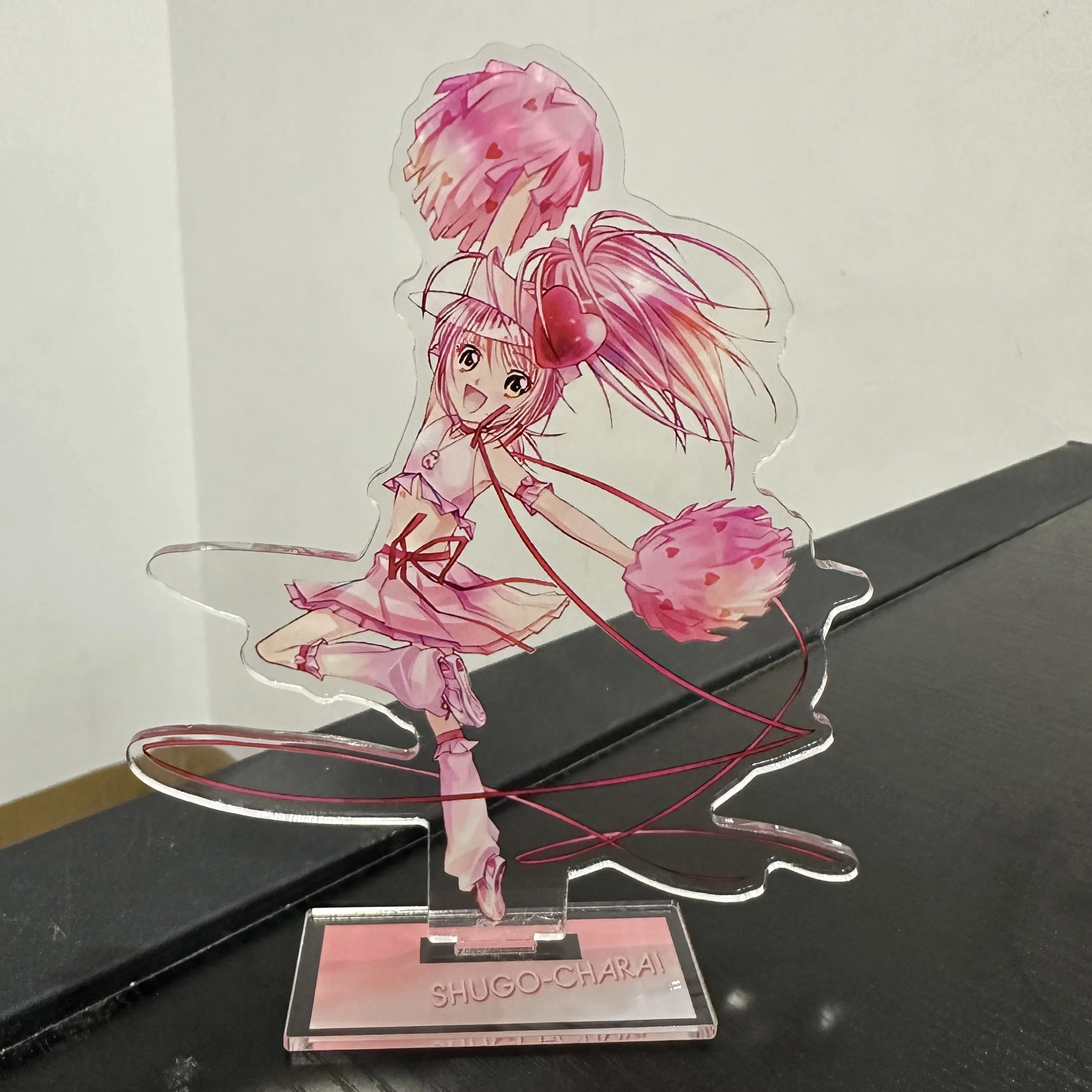 15CM Anime Shugo Chara Figures Hinamori Amu Tsukiyomi Ikuto Cosplay Acrylic Stand Model Plate Desk Decor Standing Sign Toys