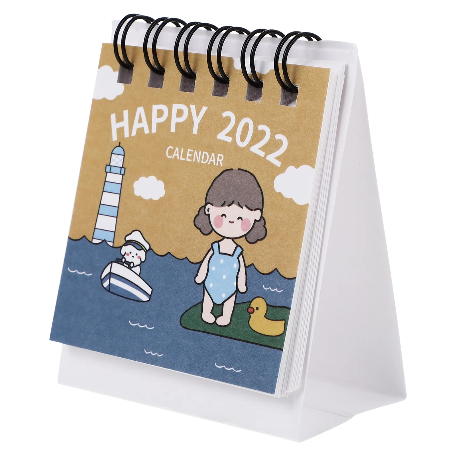 Creative 2022 Desktop Monthly Calendar Planner Assorted Color Fresh Simple Design Suitable Office 2022 Calendar