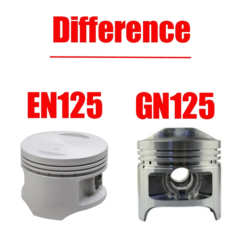 Motorcycle Piston Ring Kit for Honda Haojue Suzuki Lifan Haojin Qingqi Jincheng for GN125 GS125 EN125 HJ125 STD Size Engine Part