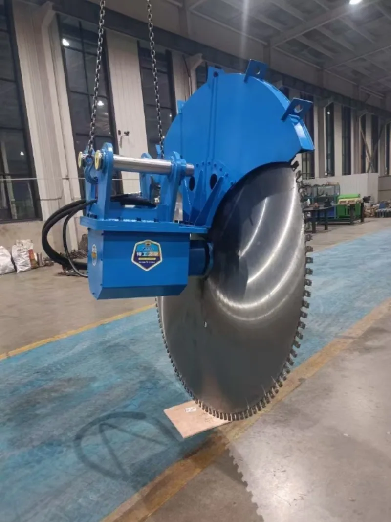 360 Degree Rotating Rock Saw Flexible Cutting Accessory For Construction Machinery Various Site Use
