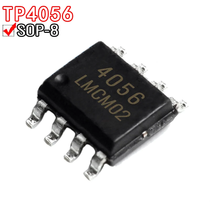 20 قطعة TC4056A TP4056 TP4056E رقاقة SOP8 1A الخطي بطارية ليثيوم أيون شاحن IC رقاقة