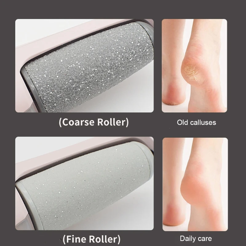 Electric Foot Callus Remover Rechargeable Pedicure Tools Professional Feet File Care Best for Hard Cracked Skin