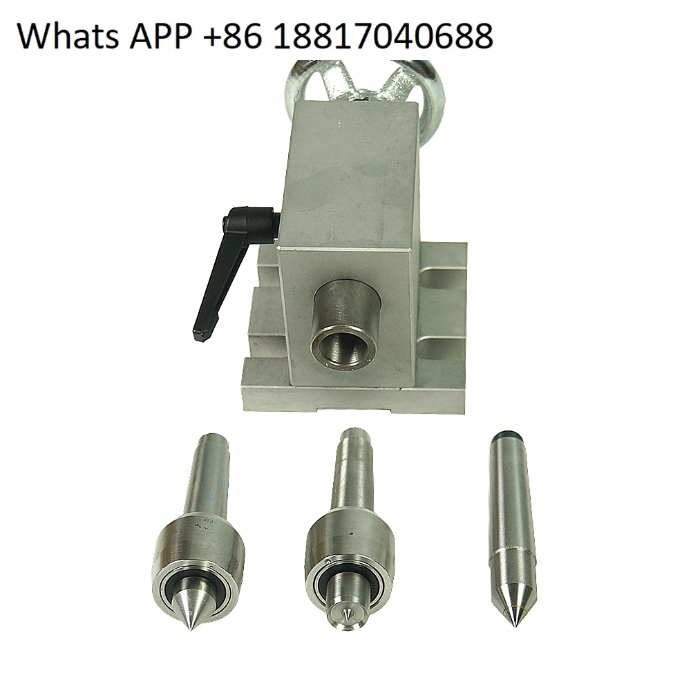 

Engraving machine rotating shaft A axis, tail top, movable tail seat + dead top