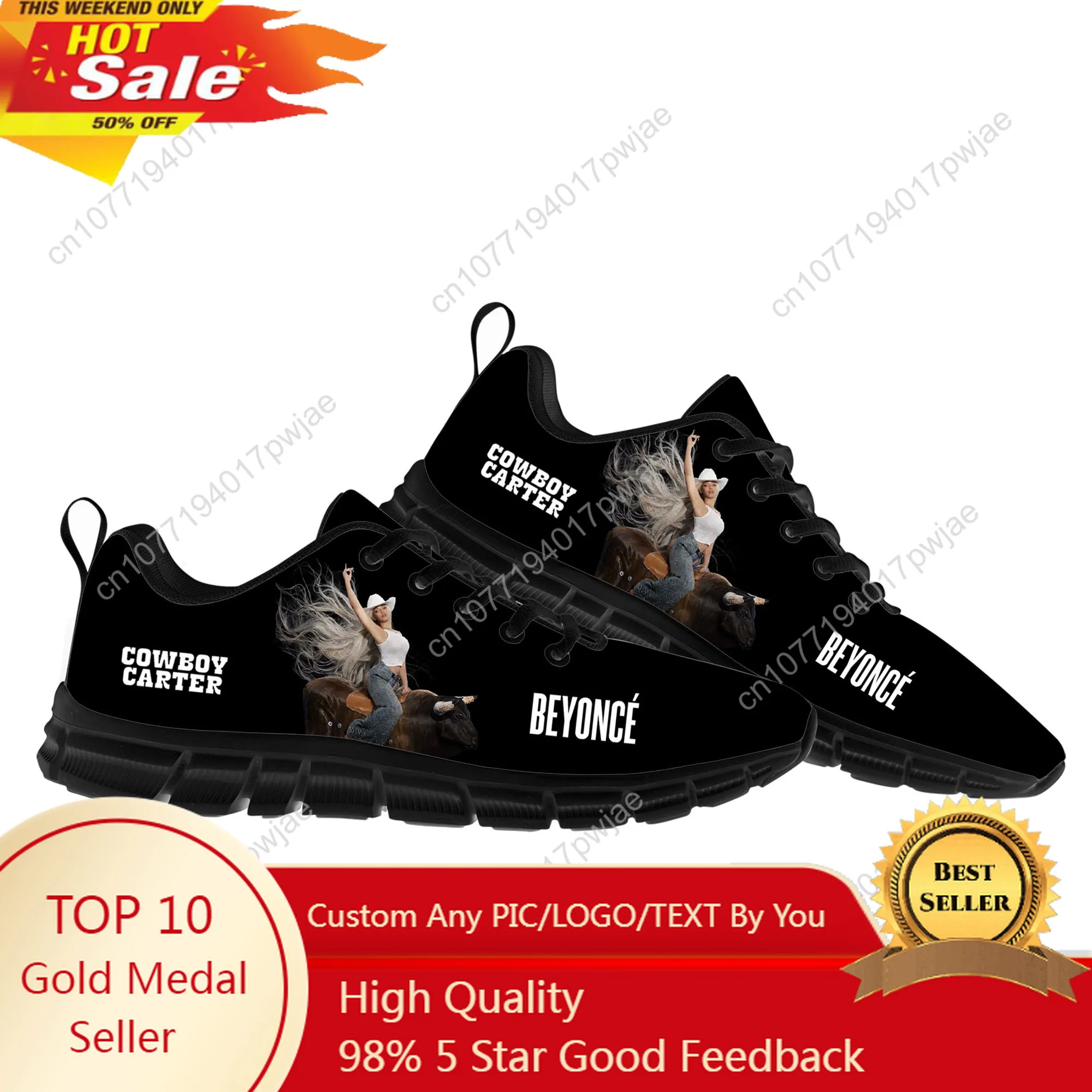 

Beyonce Rock Cowboy Carter Sports Shoes Mens Womens Casual Running Shoes