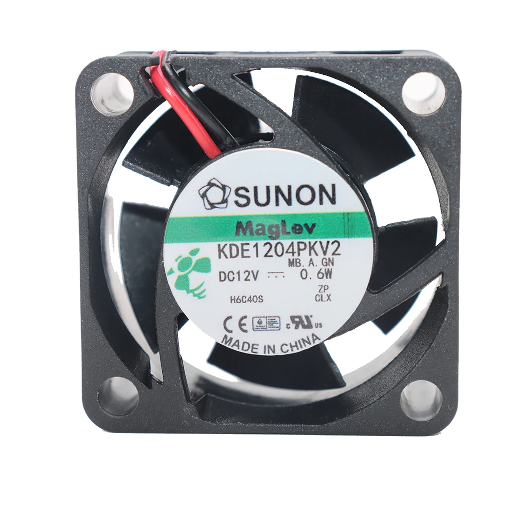 Sunon KDE1204PKV2 12V 0.6W 4CM Ultra Quiet Suspension Magnetic Levitation Cooling Fan 4020 Size