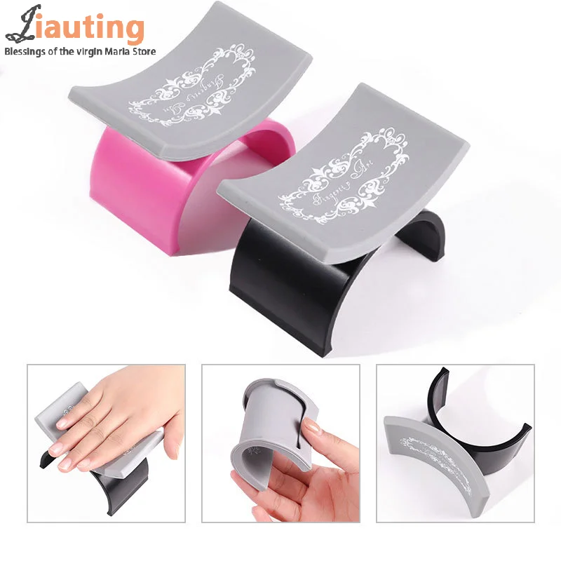 U Shape Nail Art Hand Pillows Cushion Holder Table Arm Rest Cushion Silicone Table Nail Wrist Support Pad Special For Manicure