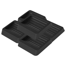 Tapones de rueda de TPU para sillas de 50x64mm, almohadillas antirrougas, protectores de suelo para muebles, uso en el hogar y la Oficina, color negro, 5 uds.