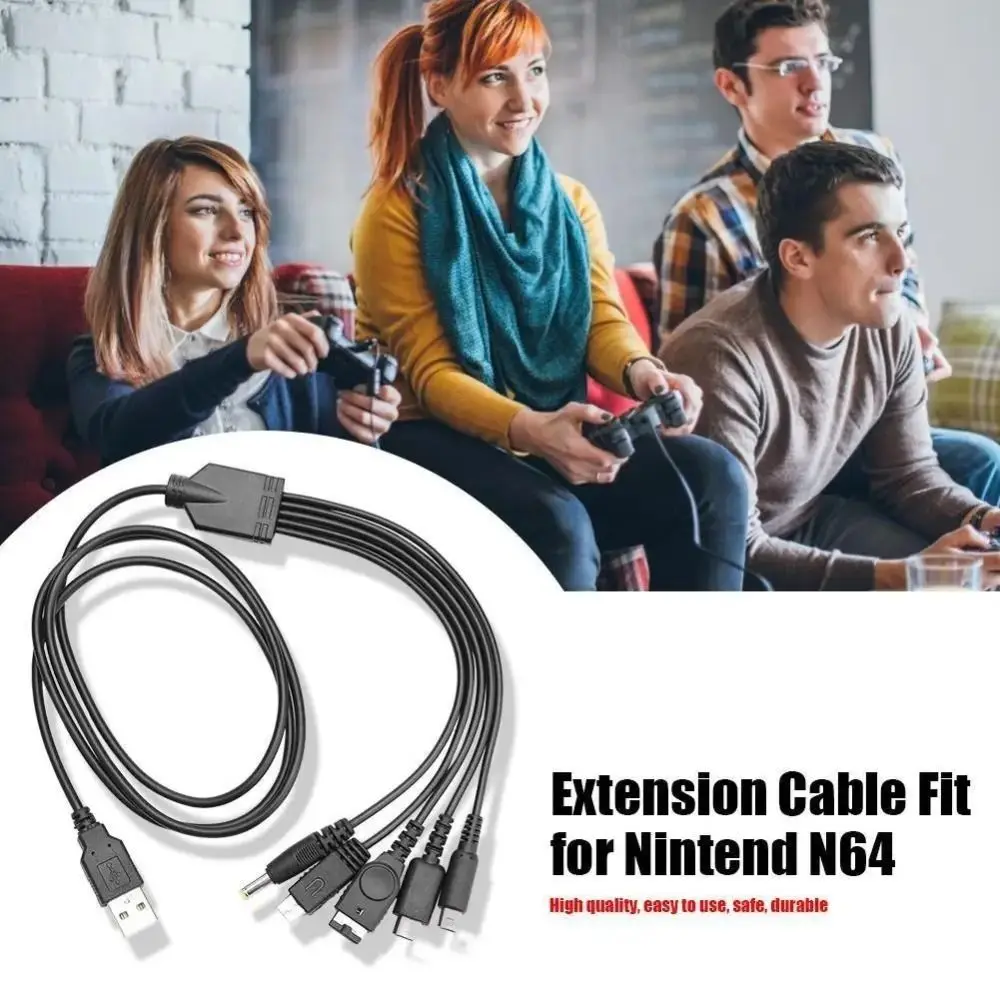 Multi-Purpose Power Cord Copper Core Universal Charging Cord Fast Charging Power Supply for Nintendo GBA SP/NDSL/NDSi/WiiU/PSP