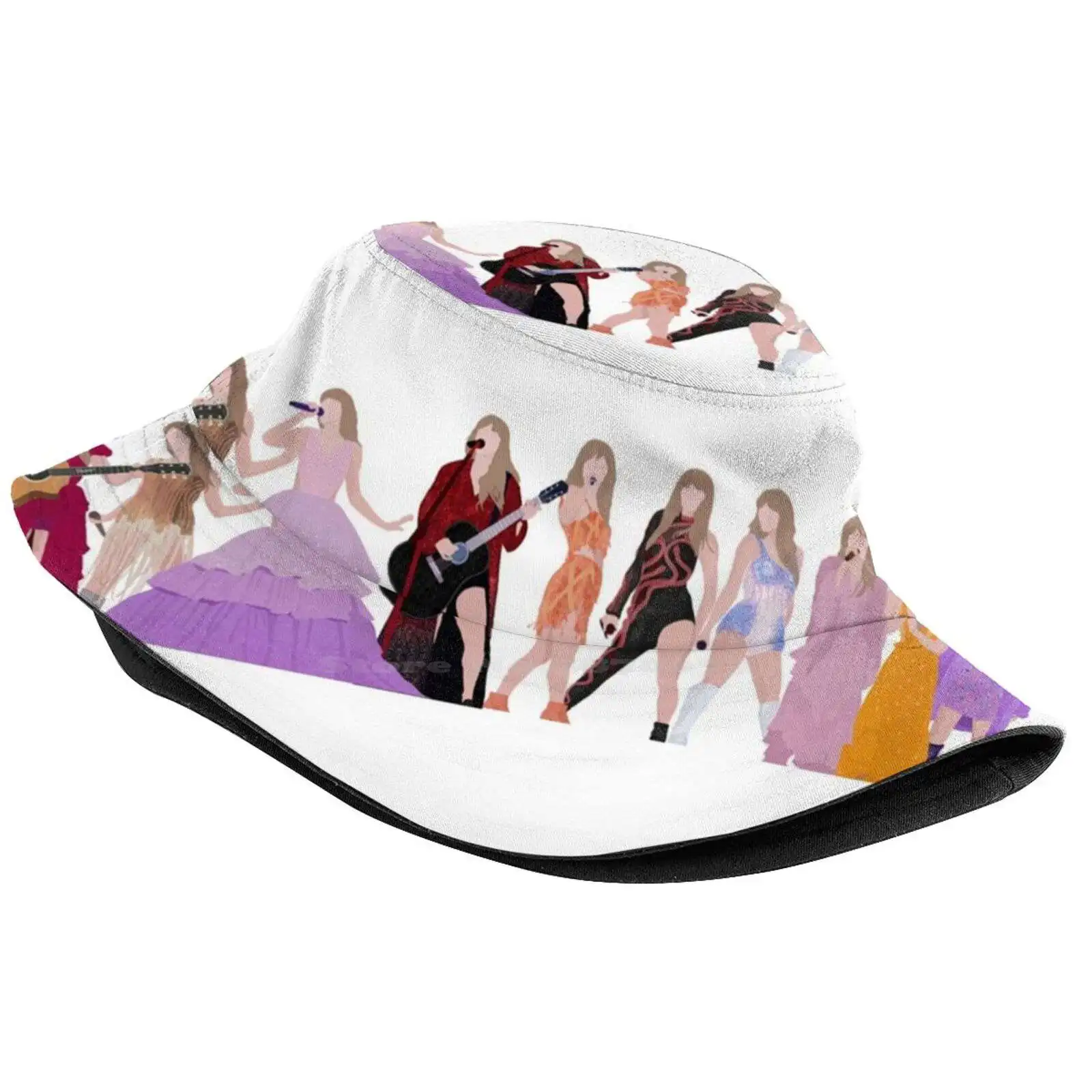 The Eras Tour V1 Sun Cap Fisherman Hat Bucket Hats Fearless Speak Now Red 1989 Reputation Lover Folklore Evermore Midnights