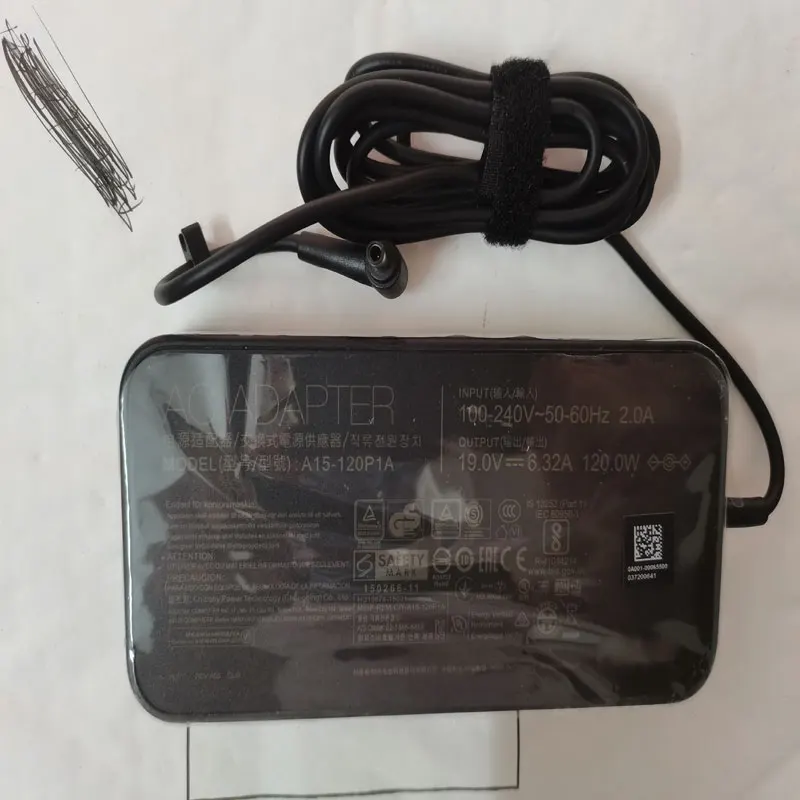 NEW OEM 19V 6.32A A15-120P1A REV:A05 AC Adapter For ASUS 120W Zenbook Flip Q536F Series Notebook PC 4.5mm Pin