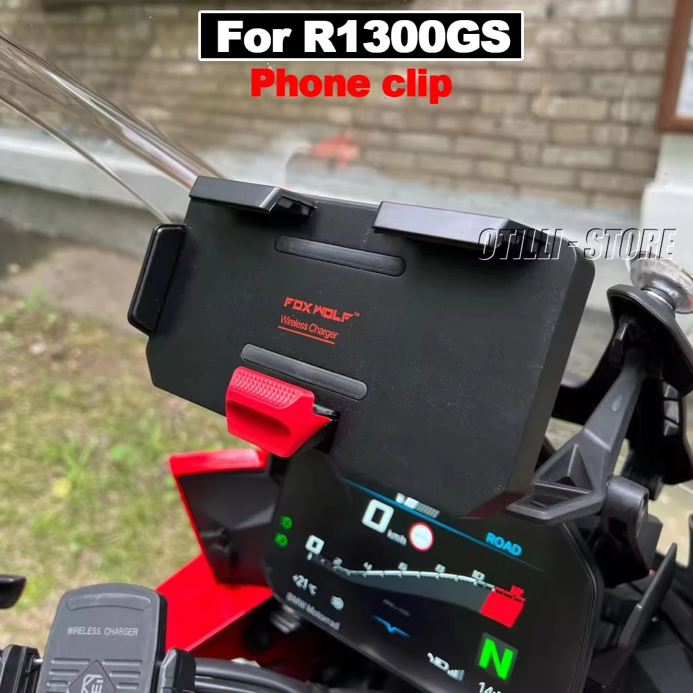 

For BMW R1300GS R1300 GS R 1300 GS NEW Motorcycle accessories GPS Phone bracket Navigation bracket Adapter wireless charging