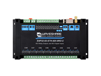 Industrial  ESP32-S3 WiFi Relay Module, Onboard Isolated CAN Interface, Built-in Xtensa 32-bit LX7 Dual-core  Processor, With Mu