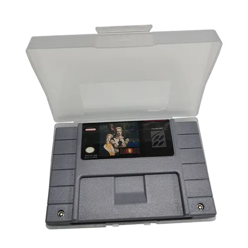 Imagen 2 del producto Cartucho de tarjeta de juego para SNES SFC, carcasa de repuesto, cubierta protectora de plástico, versión estadounidense, 10/piezas
