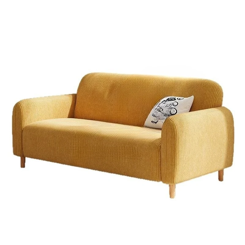 Internet celebrity small apartment, living room balcony bedroom, clothing store rental room, double sofa
