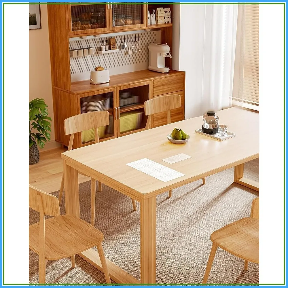 Frosted Clear Desk Mat, Non-Slip PVC Pad for Keyboard & Mouse, Large 63x22in, Heat Resistant & Waterproof Desk Protector