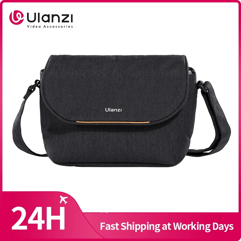 Ulanzi-Sac à bandoulière F02, sac de voyage portable pour appareil photo sans miroir, lumière d'appoint, microphone, smartphone