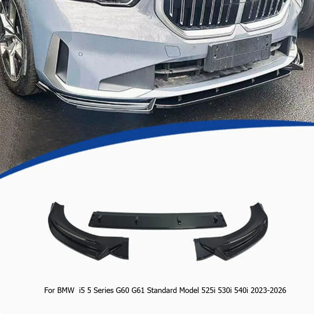 For BMW i5 5 Series G60 G61 Standard Model 525i 530i 540i 202-2026 Front Bumper Lip Kits Spoiler