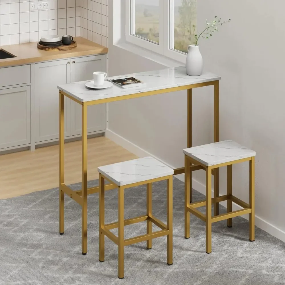 44.5" Soa Table, Bar Height Pub Table, Narrow Entryway Table, Narrow Recular High Top Soa Table with MD or Indoor, Dining Room,