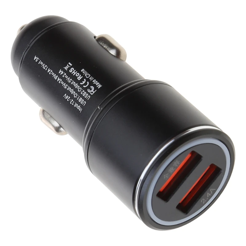 Car 2.4A All Metal USB Car Fast Car Adapter 12V/24V QC3.0 USB Fast Dropship