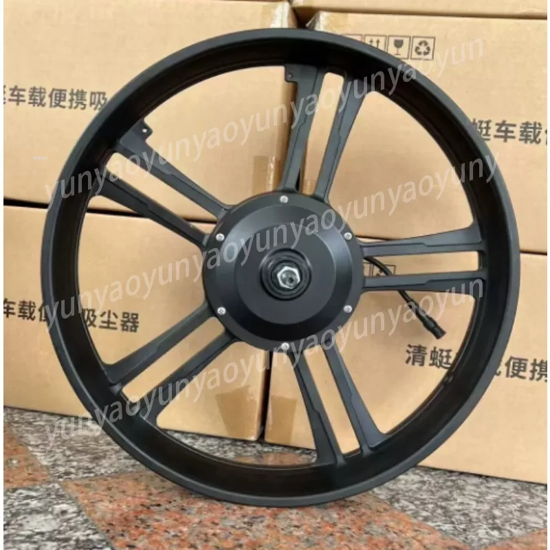 48V 750W 20 Inch Geared Hub Motor for Tire Snow Bike, Brushless Rear Wheel with Hall