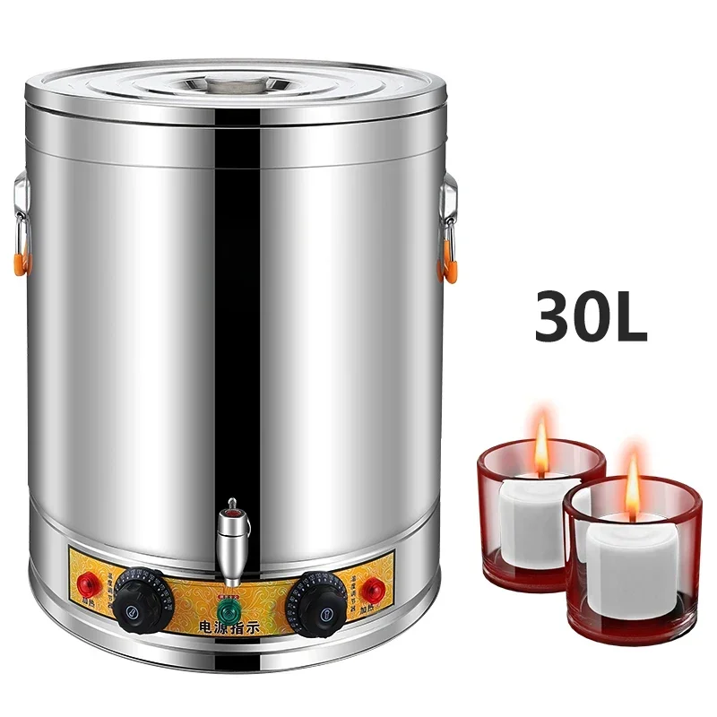 Large Candle Machine Double Wall Wax Soy Melting Machine Heating Tank With Mixer Candle Machine