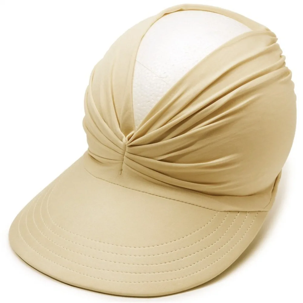 Casual Anti-UV Empty Top Sun Hat Wide Brim Large Women Sun Protection Hats Quick-drying Hollow Top Beach Visor Cap Adult