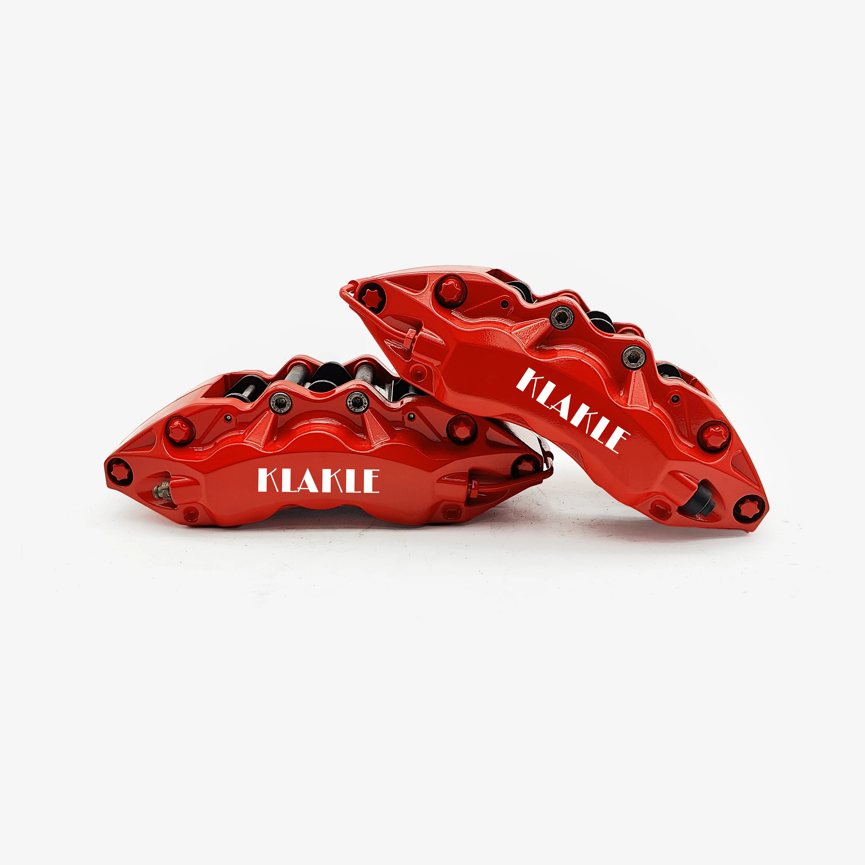 For KLAKLE New 9040 Aviation Aluminum Alloy 6 Piston Front Brake Calipers & Dragon Brake Disc Kits for Integra DC & Avalon