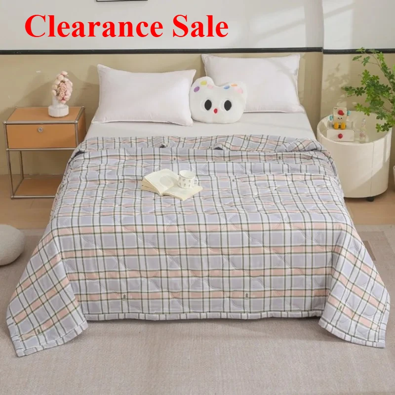 

New active printing summer washable summer cool quilt washed cotton summer thin quilt single double household