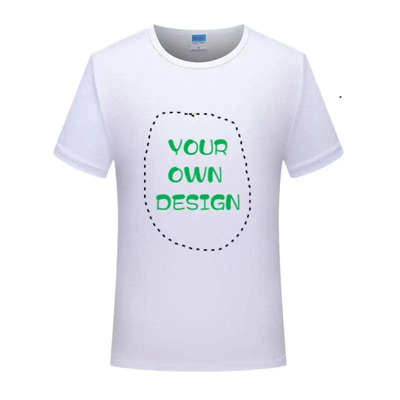 YILI708   Quick Dry T-shirt  Customized According  To  Drawings  LOGO   DIY