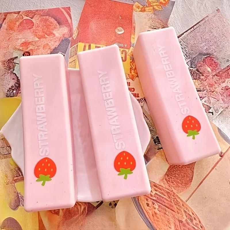 Butter-Erdbeer-Sticks - Langsam zurückfedernd, Quetschbarer Spaß, Kleine Partygeschenke, Niedliche Stressabbauende Quetschspielzeuge – Detail 4