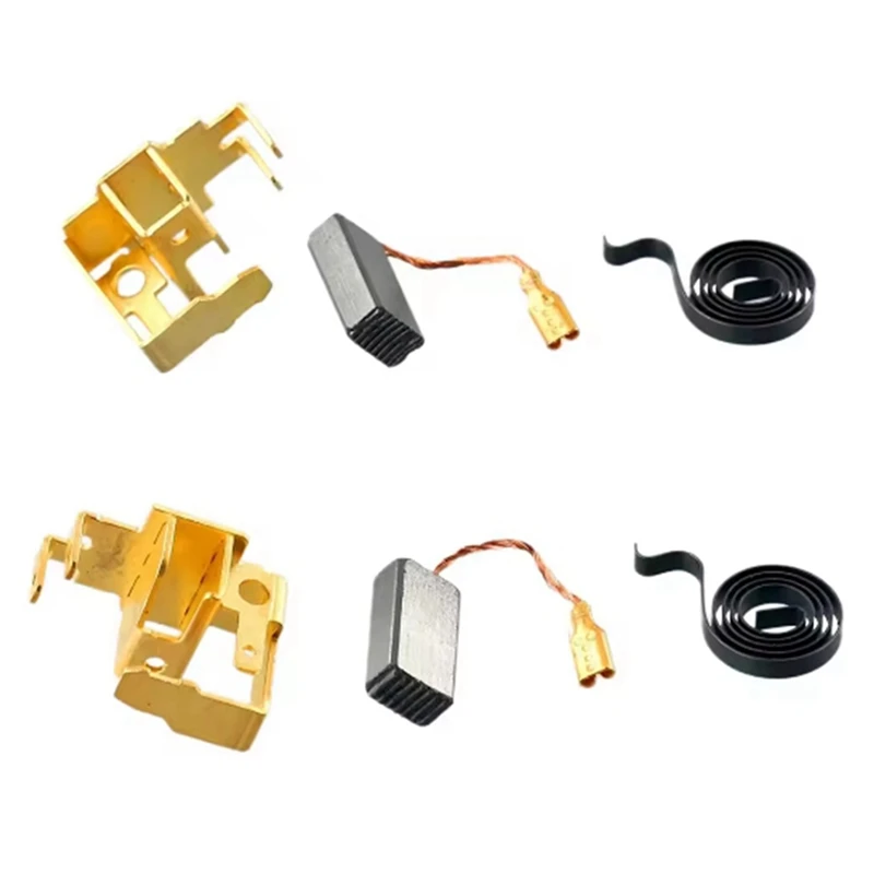 BAAG-6 шт. угольные щетки, держатель и набор пружин для замены угольных щеток GWS6-100, черные аксессуары для угловой шлифовальной машины