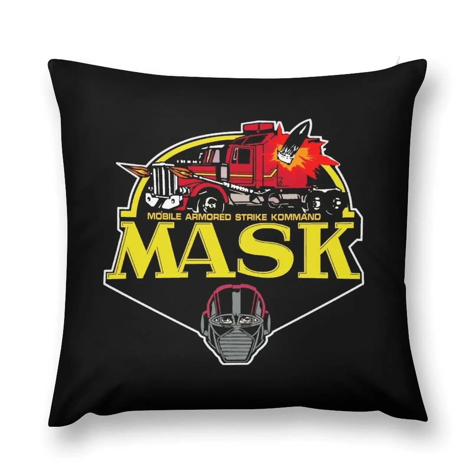 MASK Mobile Armored Strike Kommand Retro 80's Cartoon Throw Pillow Cushion Cover Luxury Luxury Sofa Cushions Pillowcases pillow