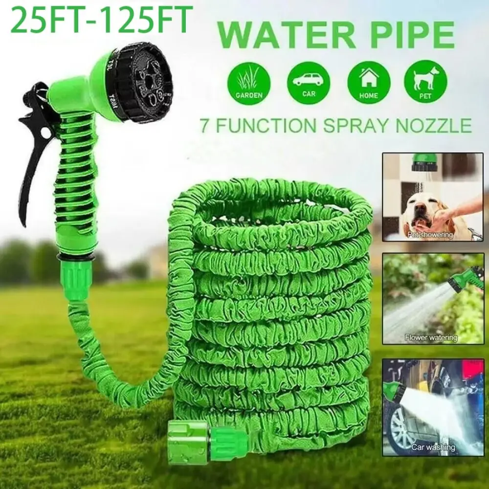 Plastic Material Expandable Magic Hose Retractable Design Lightweight Garden Watering Hose Durable Materials