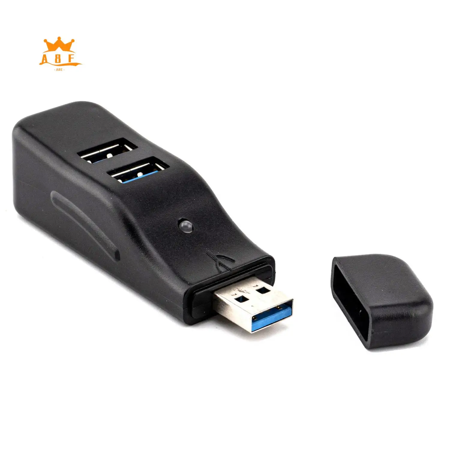 A08E-1 Pcs USB Hub Adapter Extender Mini Splitter Box 4 Ports For PC Laptop Mobile Phone High Speed U Disk Reader