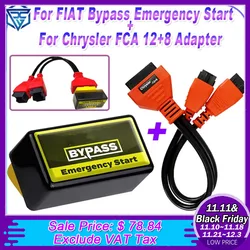 For Fiat Bypass Emergency Start Device IMMO OFF + For Chrysler 12+8 Adapter For FCA Vehicle Fit Xhorse Launch Autel MS906S 908S