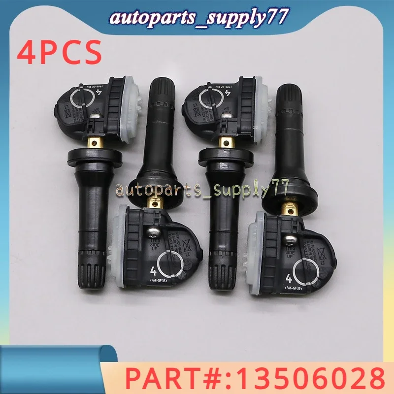 4PCS 13506028 Tire Pressure Monitor Sensor TPMS For Opel Adam Ampera Antara Astra J k Corsa D Insignia Meriva B Mocha Zafira C