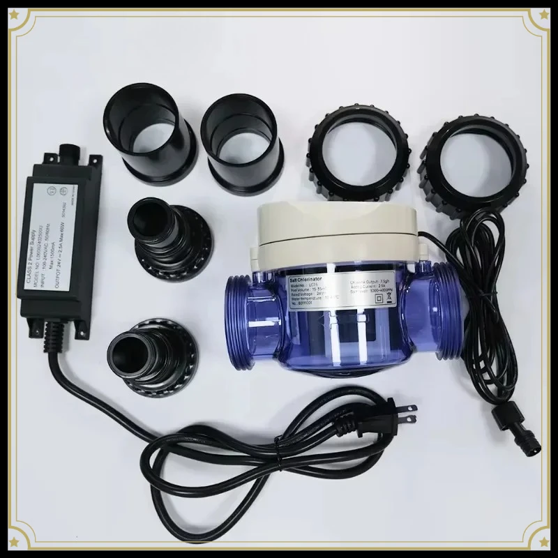Bluetooth App Remote Control, Swimming Pool Electrolysis Salt Chlorine Machine , 2.5G,5G,7.5G,10G