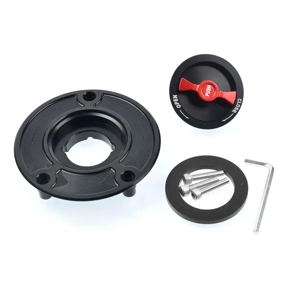 Gas Fuel Tank Cap For Suzuki GSXR600 750 1000 GSXR GSXR1000 K4 K5 K6 K7 K8 K9 2010-2020 SV650 GW250 Bandit GSF 650 1250 GSX1300R view 4