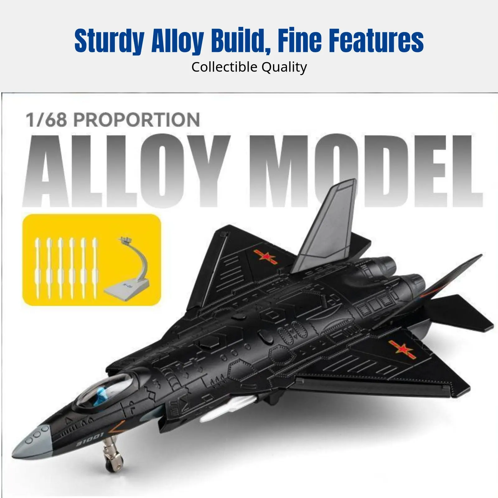 

Модель истребителя из сплава, стелс-самолет, со звуком и светом, с функцией отката назад, детская игрушка, интерактивная модель военной техники, реалистичная.