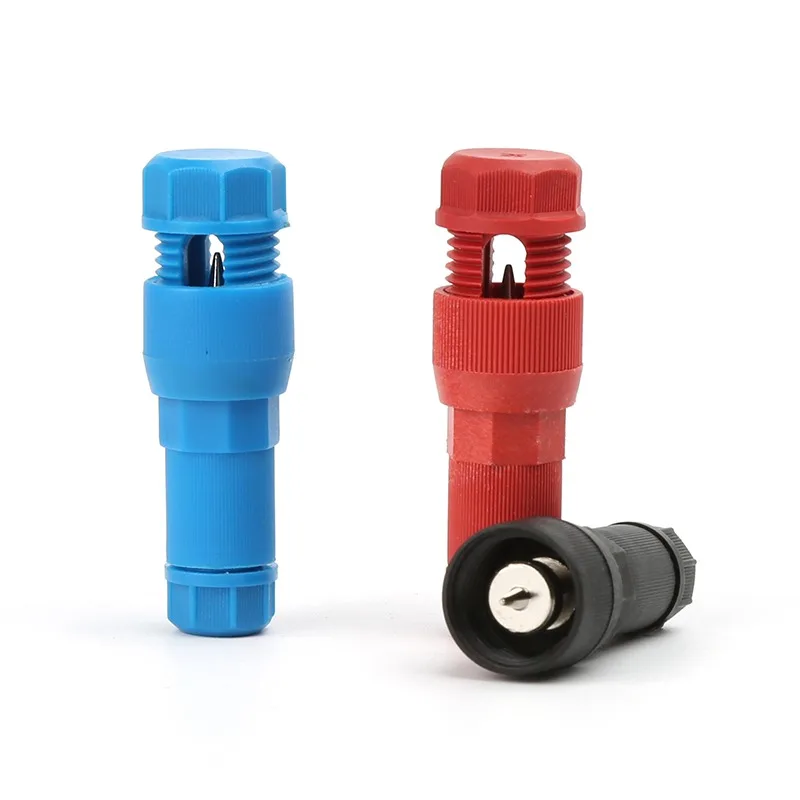 5/10Pcs Low Voltage Quick Lock Piercing T-Tap Terminal Block Kit, Self Stripping Nylon Insulated Male Wire Splicing Connector