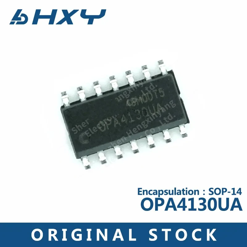 10PCS OPA4130UA Precision Amplifier IC Chip Patch SOP-14 OPA4130