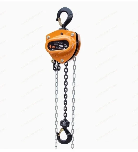 

Triangular Chain Hoist 1 Ton Manual Inverted chain small crane lifting 3/6Meter Lift Portable Manual Lever Block Lifting