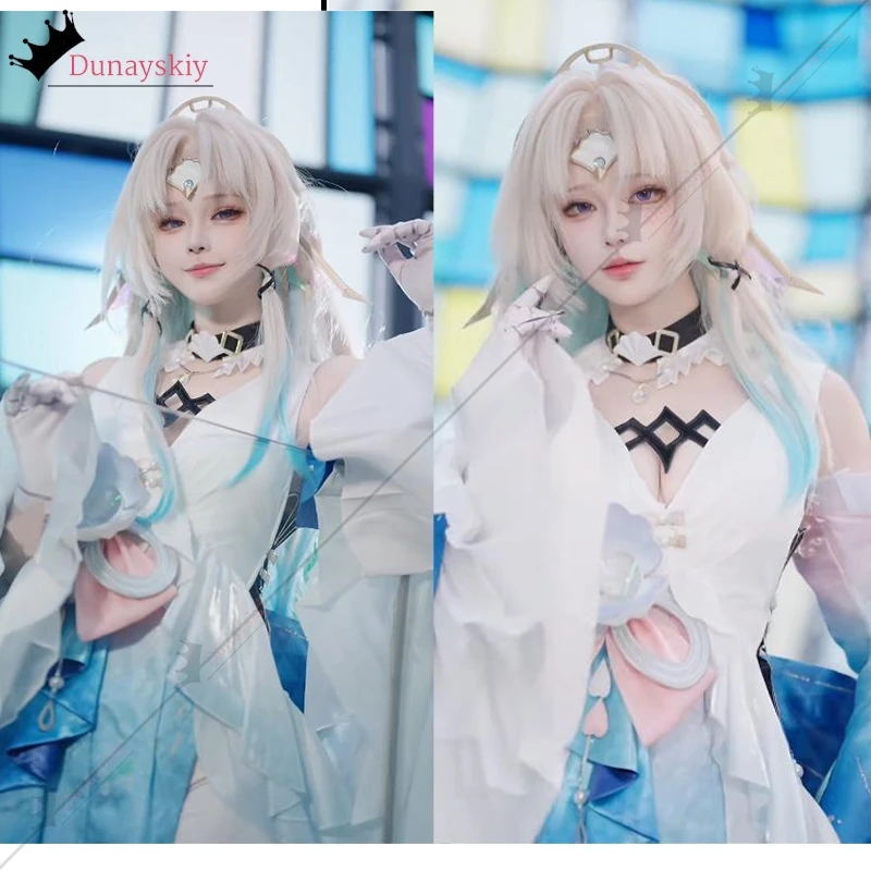 

Cosplay New ！Game Cosplay Series: Honkai Star Rail Pearl Elegant Gorgeous Costume Character Wig Shoe Fullset Halloween Disguise
