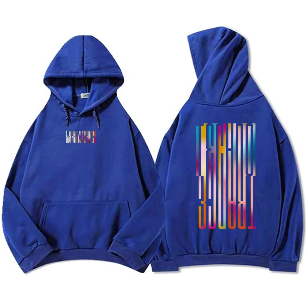 أرمين فان بورين تكنو ترانس متعدد الألوان هوديس الشتاء الصوف طويلة الأكمام قمصان سويت شيرت بقلنسوة الجرافيك الملابس فضفاضة الرجال هودي #3