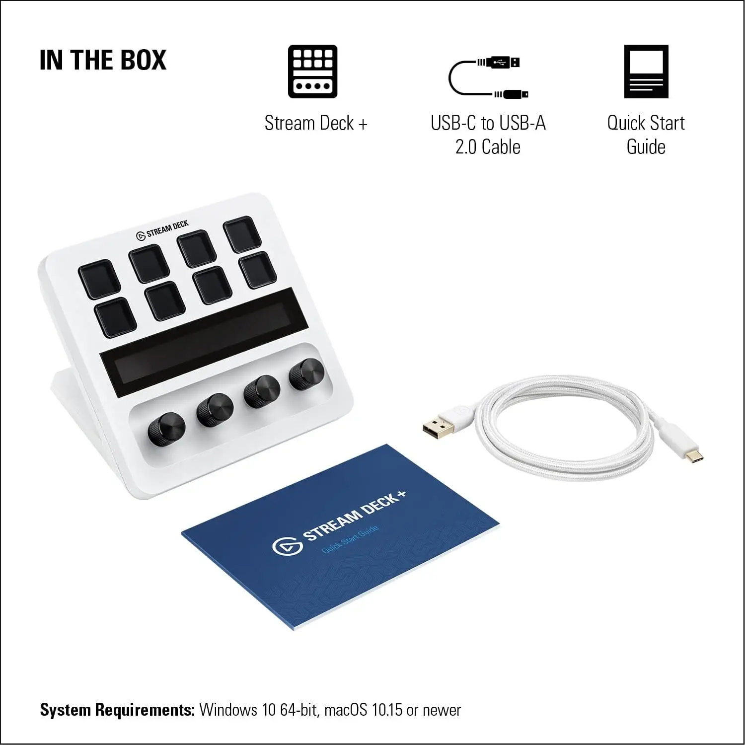 サ*プ様 Elgato Stream Deck USB Type-C Elgato USB-C Stream Deck +, Audio Mixer, Production Console and