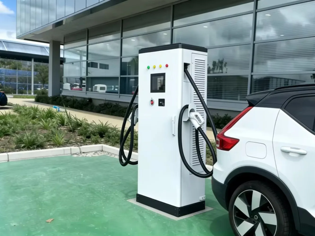 60KW80KW120KW Commercial Operation DC Fast Charging Pile Double New Energy Efficiency for Efficient 220V Input