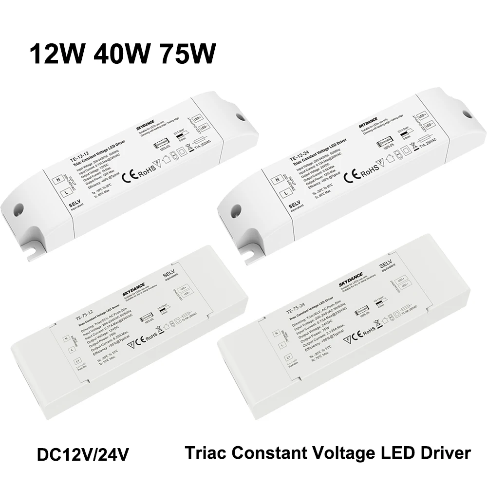 dimmer constante da tensao triac conduziu a ca 220v 230v do motorista a cc 12v 24v 12w 40w 75w pwm digital que escurece 0100 para a lampada clara conduzida o 01