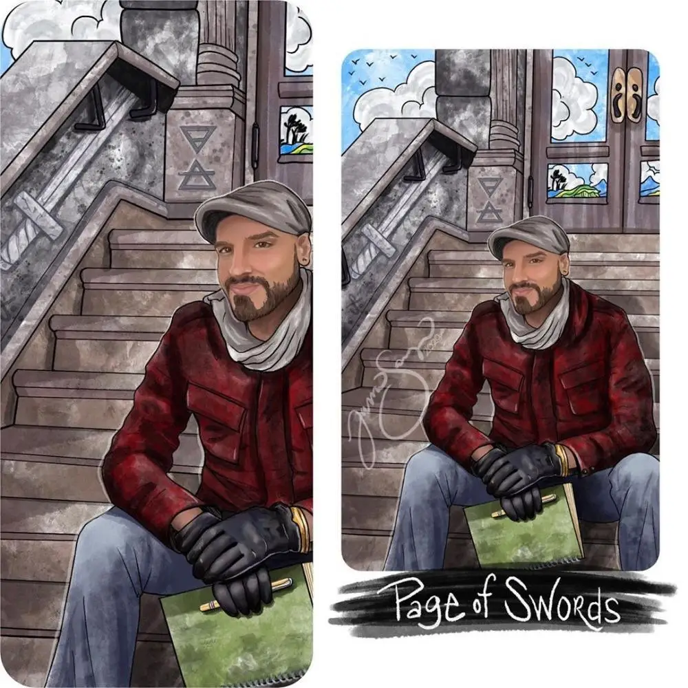 10.3*6 سنتيمتر جيب الكمثرى التارو 80 بطاقة سطح التارو يتميز بالأفراد من مجتمع العرافة المتزايدة من أي وقت مضى