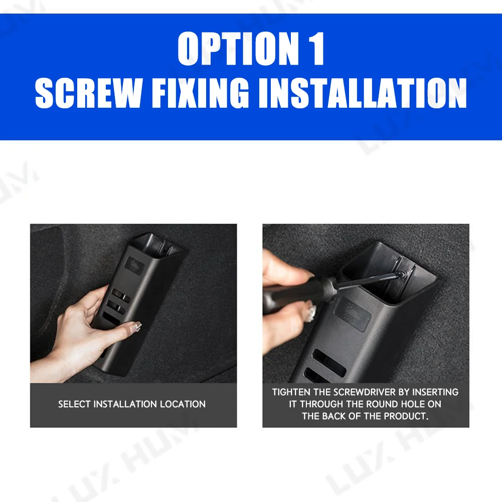 ABS car door and trunk umbrella organizer